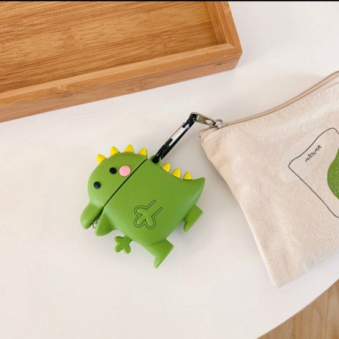 SOFT CASE CASING AIRPODS GEN 1 & 2 INPODS 12 - DINOSAURUS 3D