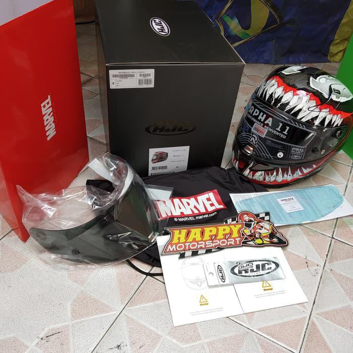 HELM FULLFACE HJC RPHA 11 VENOM 2 SIZE M L XL DOT ORIGINAL KOREA (LE)