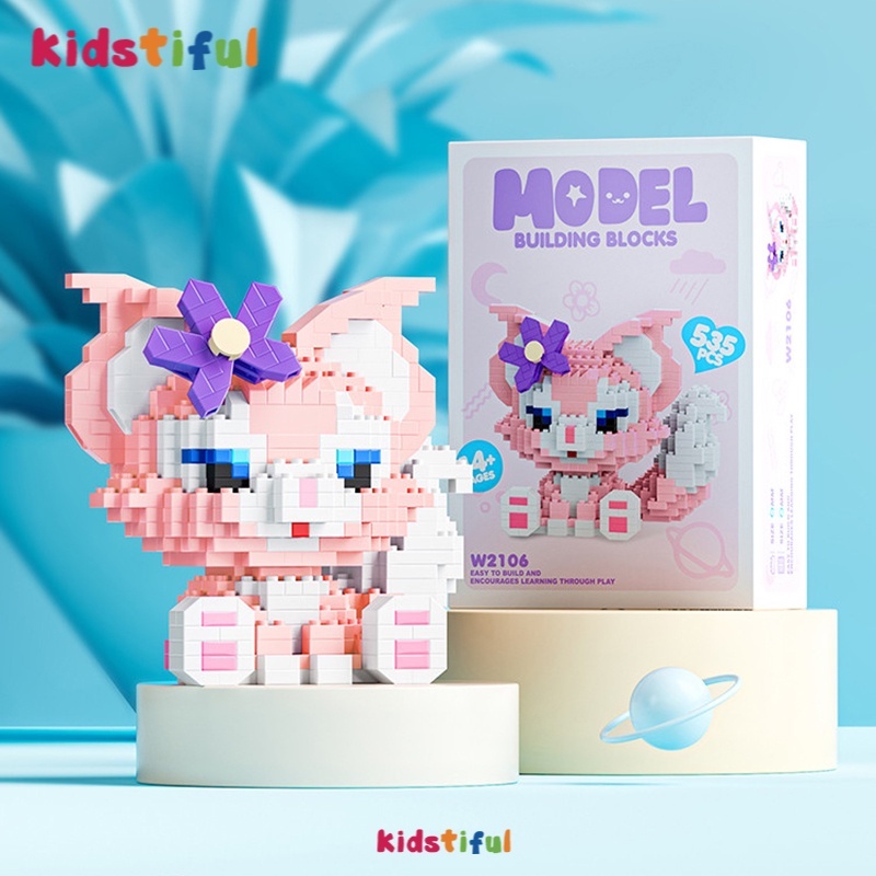 [Ready Stock] Building Blocks Diamond Rakitan Partikel Kecil Mainan Blok Bangunan Untuk Anak Perempuan