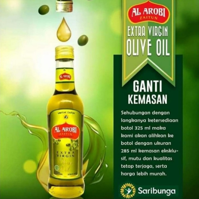 

Minyak Zaitun Al Arobi 285ml - Extra Virgin
