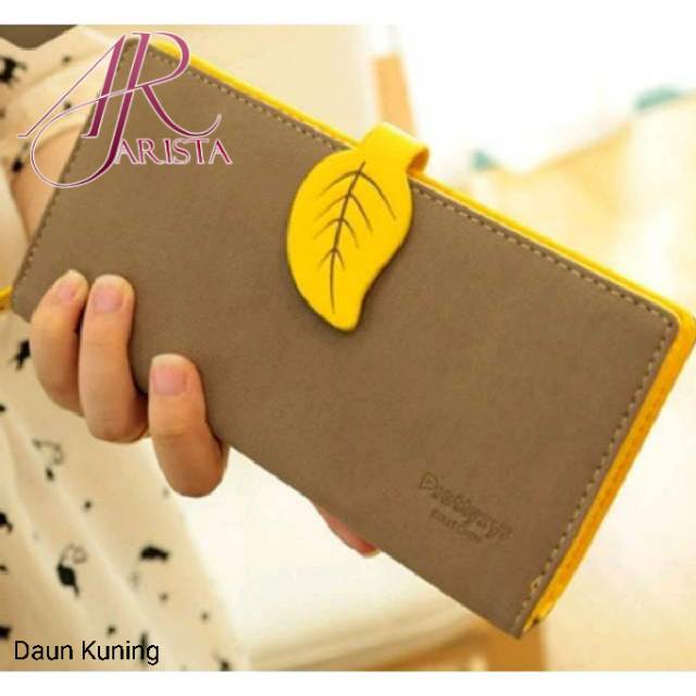 DOMPET DAUN - Dompet Panjang wanita