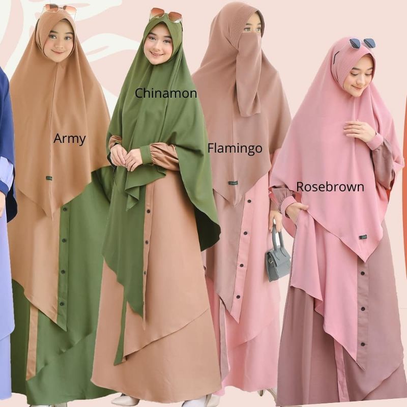 SET GAMIS NADIYA ORI MUMTAZ HIJAB