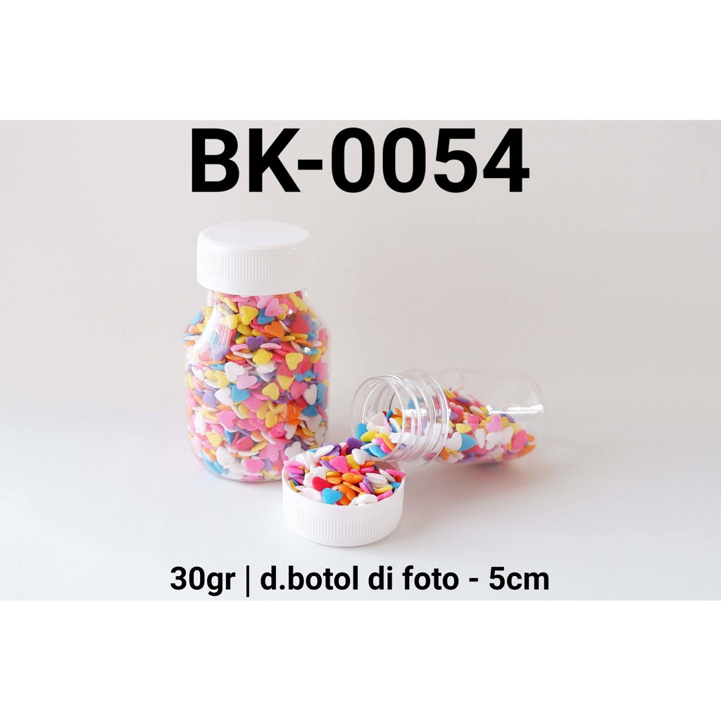 

BK-0054 Sprinkles sprinkle sprinkel hati rainbow 30gram yamama baking grosir murah sprinkles cake dekorasi mutiara trimit decoration story sprinklestory sprinklesstory sprinkle story yamama baking