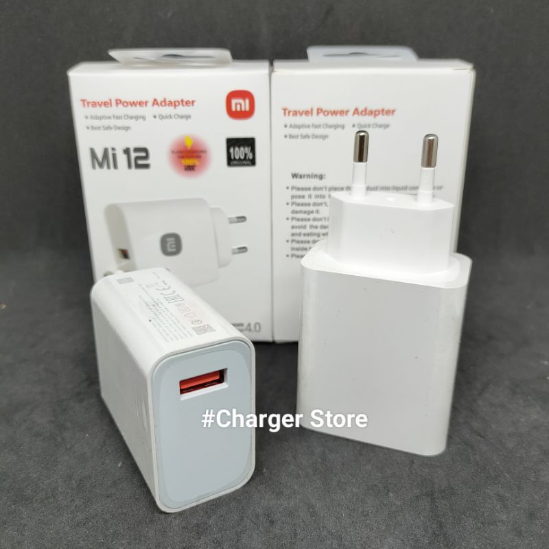 Adaptor Batok Charger Xiaomi Fast Charging 65W Qualcomm Quick Charge 4.0