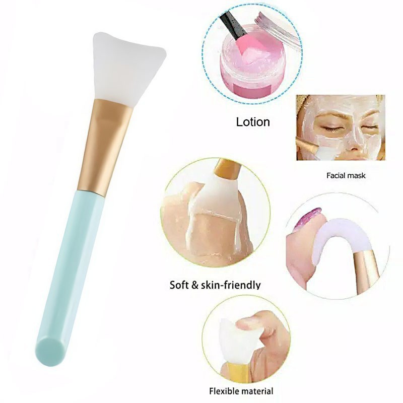 AGG-246 Kuas Masker Wajah Silikon / Silicone Facial Mud Mask Brush / Spatula