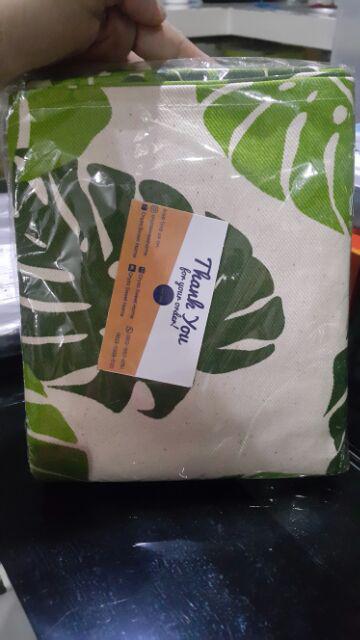 Cover Sarung Penutup Pelindung Galon Aqua - Motif Daun Monstera