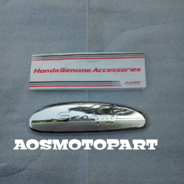 paket garnish tutup knalpon dan garnish box filter scoopy fi 2013-2016 variasi original honda