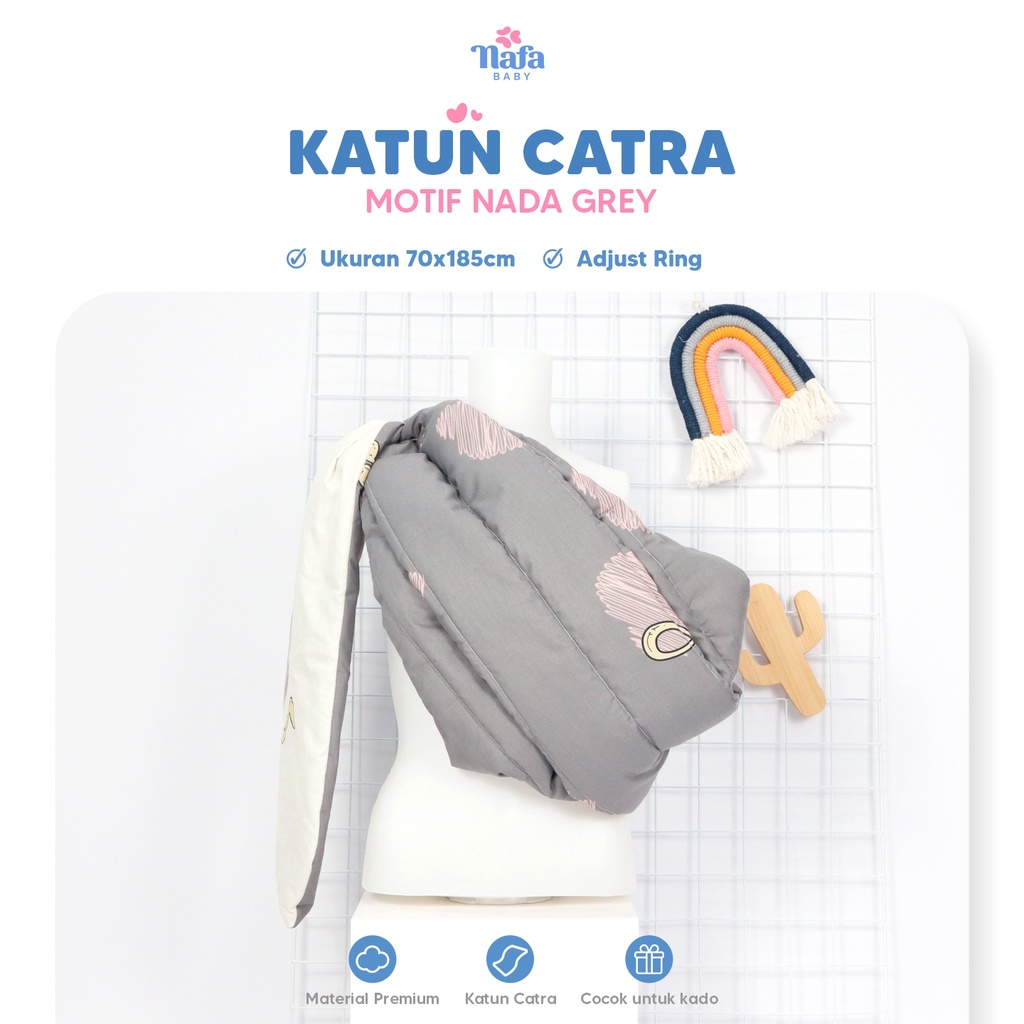 Gendongan Sling Bayi Gendong Samping Katun Catra By Nafa Baby