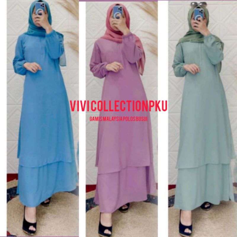 GAMIS MALAYSIA POLOS BUSUI
