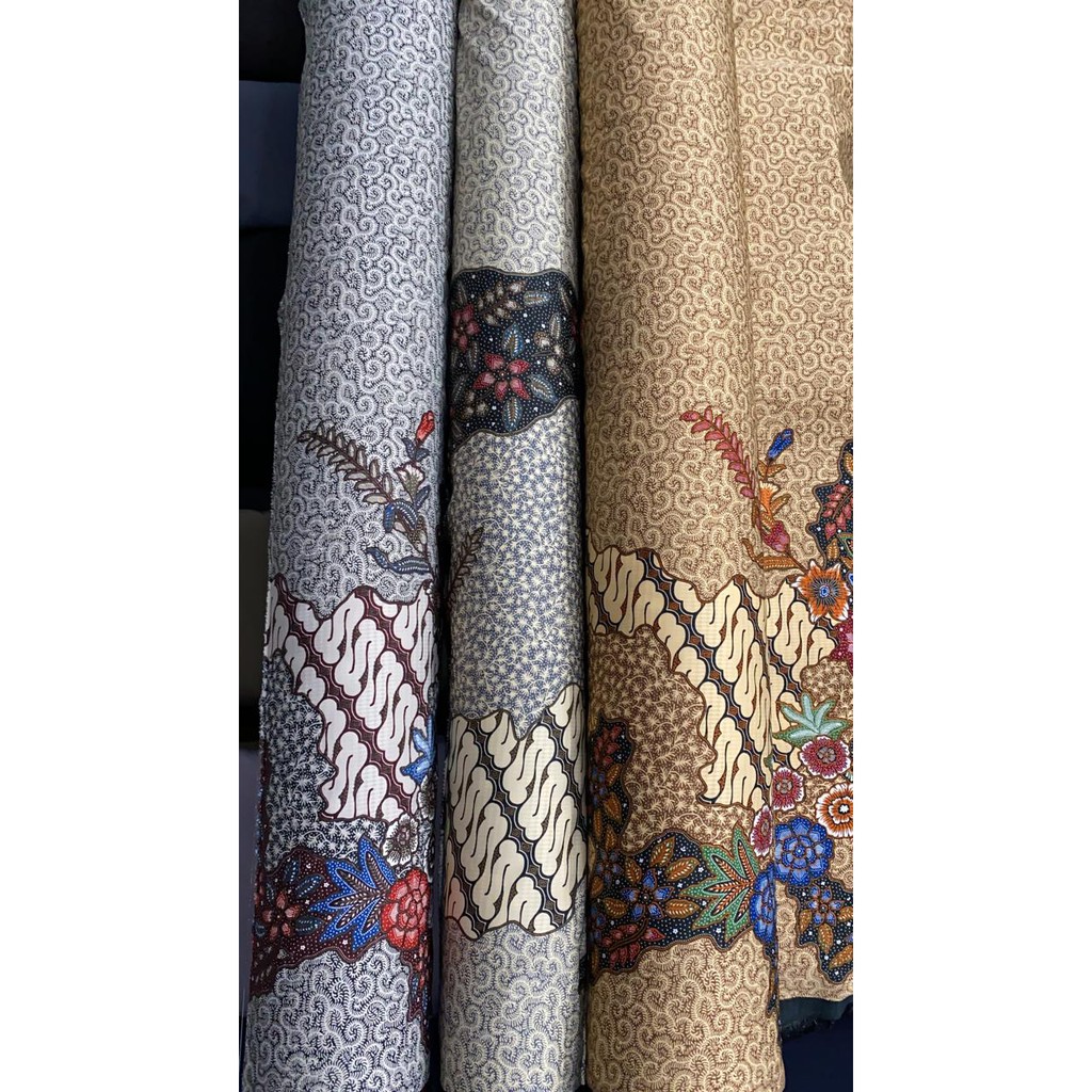 bahan kain batik jacquard silk