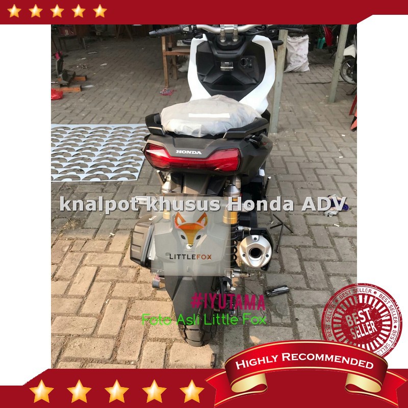 Harga KNALPOT HONDA ADV 150 STANDAR RACING WITH POWER BOMB FULL STAINLESS AGTUNED PREMIUM