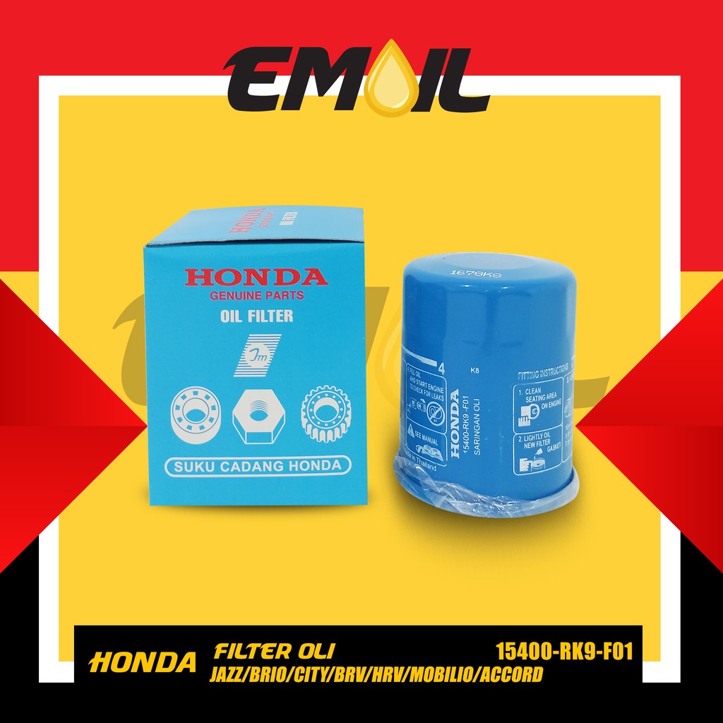 FILTER OLI HONDA JAZZ BRIO CITY HRV BRV MOBILIO ACCORD BRIO