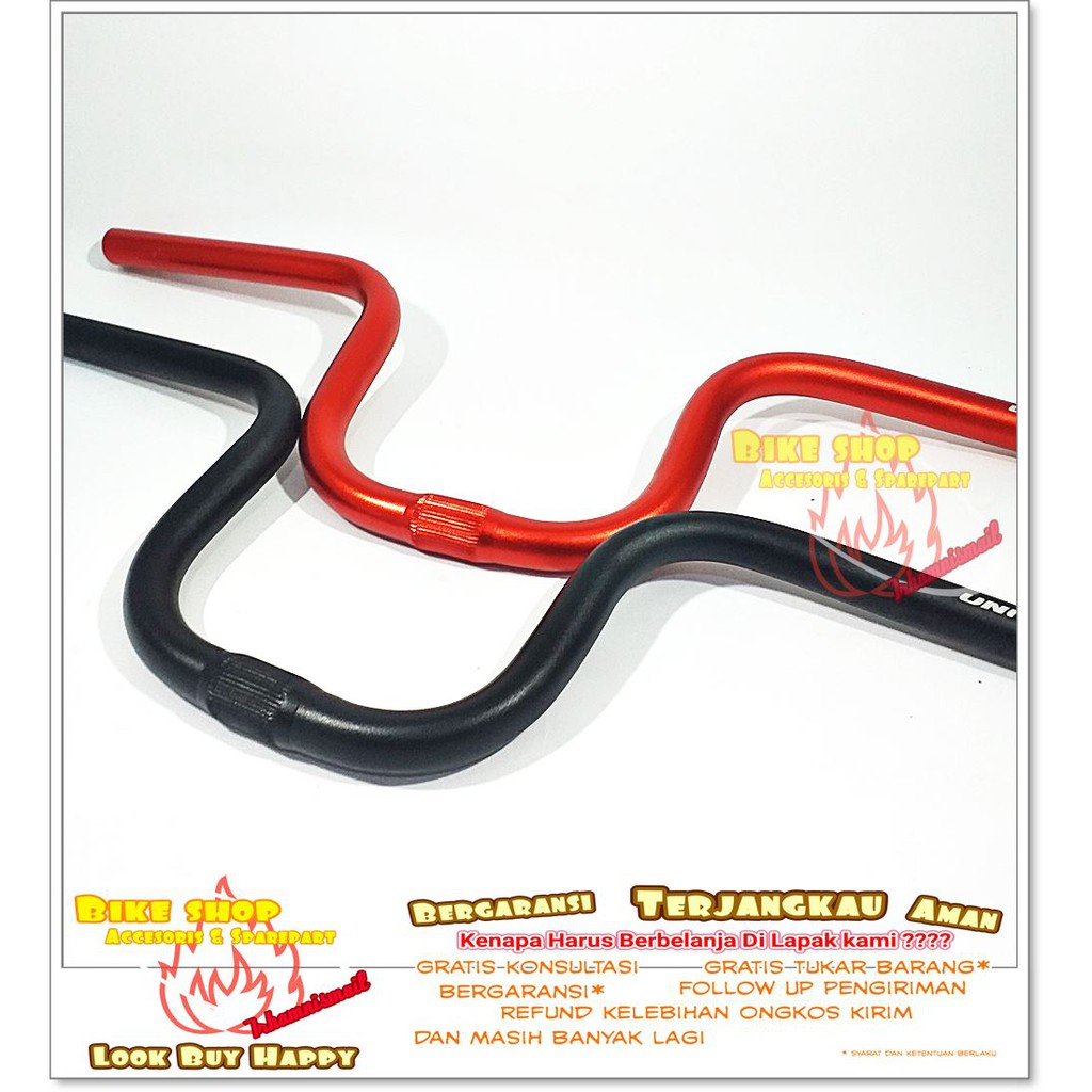 Stang Handlebar UNITED 25.4 ALLOY Stang Sepeda Lipat Folding Rise 150