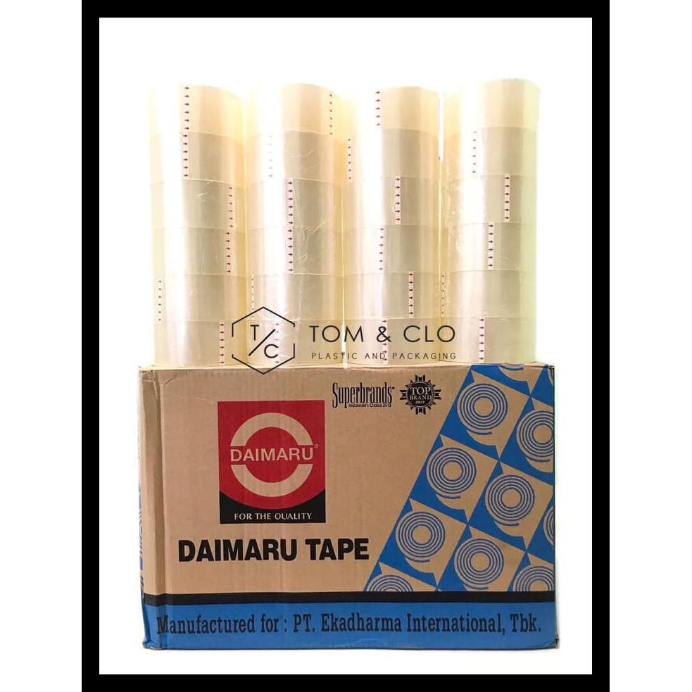 

Hot Product Lakban Daimaru 1 Dus - Cokelat Barang Bagus