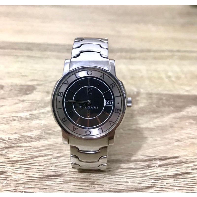Jam Tangan BVLGARI solo tempo unisex original jam wanita authentic preloved