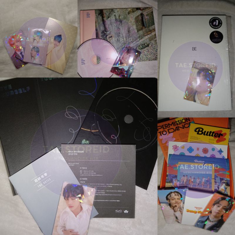 Album Fullset Photocard Taehyung Jungkook BTS