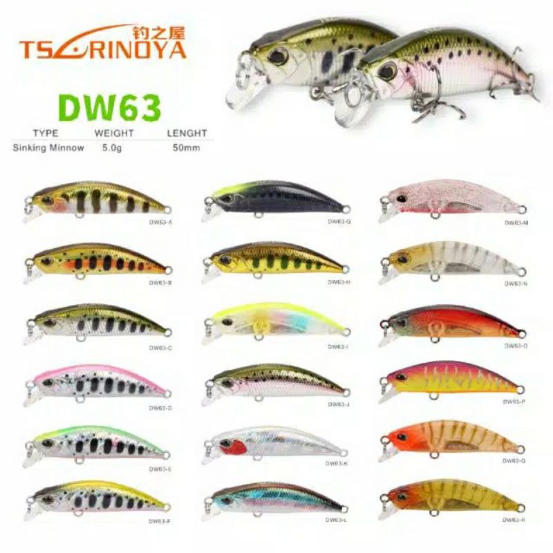 Lure tsurinoya DW63