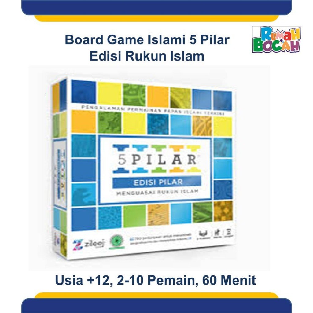 PROMO BOARD GAME ISLAMI 5 PILAR EDISI RUKUN ISLAM TERBAIK