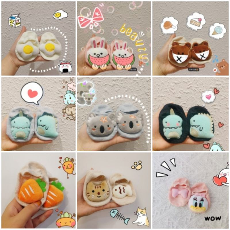 KAOS KAKI BAYI LUCU 3D KARAKTER ANTI SLIP IMPORT