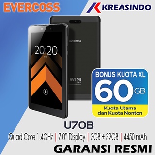 Evercoss Tablet Wintab U70B 3/32 Ram 3GB Internal 32GB Original Garansi Resmi