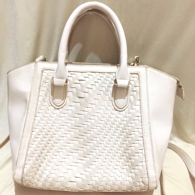 Jual Preloved Tas Emsio Elizabeth (warna Broken White) Indonesia|Shopee ...