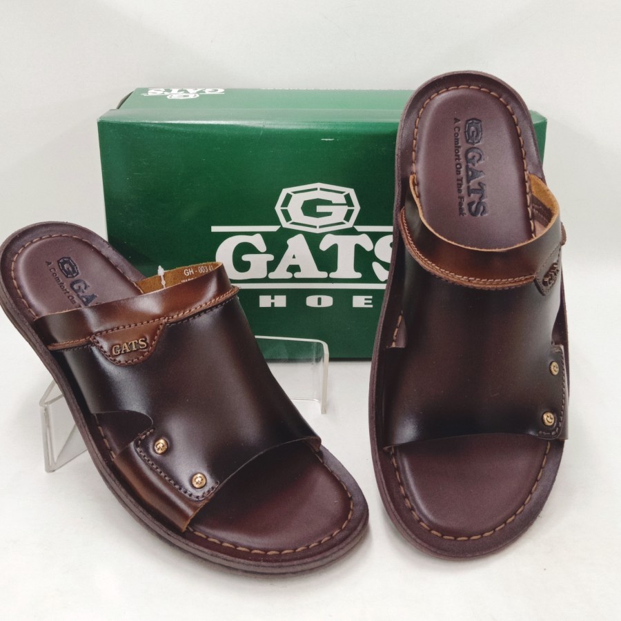 Sandal pria GATS GH 003 coklat sandal original gats