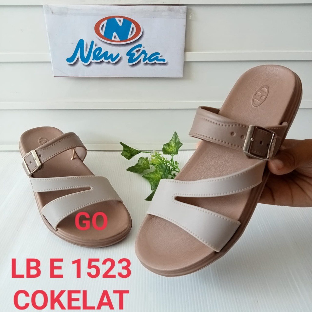 gof NEW ERA SILANG LB E 1523 Sandal Wanita Slip On 37/41