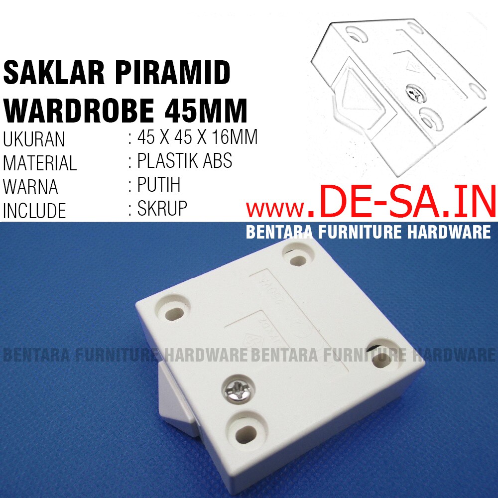 Saklar Piramid 202 Lampu Pintu Lemari Geser (Wardrobe Switch)