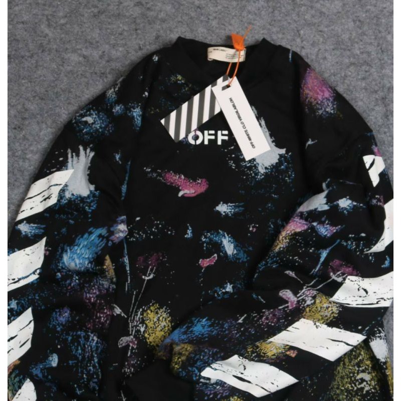 Off White Crewneck 0033 Black&White