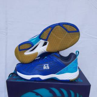  Sepatu  badminton  RS  SND Limited 03 biru turquoise 