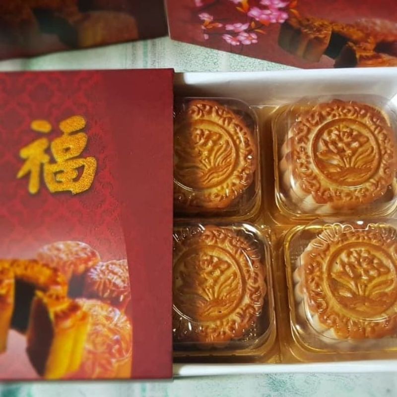 

Mooncake Tiong Ciu Pia Kue Bulan Tauyung Kopi / Tauyung Pandan