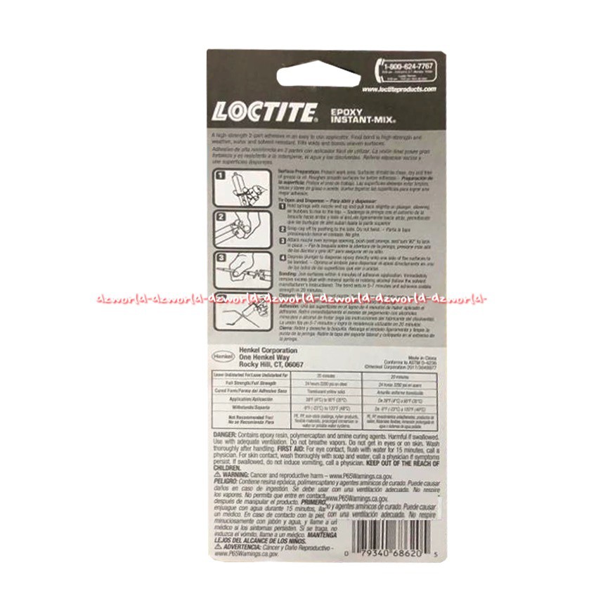 Loctite Epoxy Instant Mix 14ml Lem Serbaguna Perekat Multifungsi Loctitte Loktite Loktait Glue Epoxi Epoksi