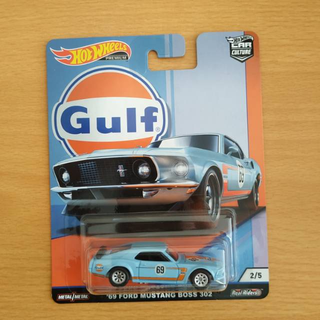 Hot Wheels Gulf - 69 Ford Mustang Boss 302