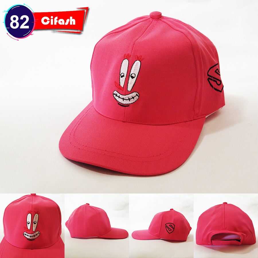 Topi Anak Spongebobs Patrick squidward Mister Krab Unisex Laki Laki Perempuan Cowok Cewek Lucu Murah Umur 4 5 6 7 8 9 tahun-82