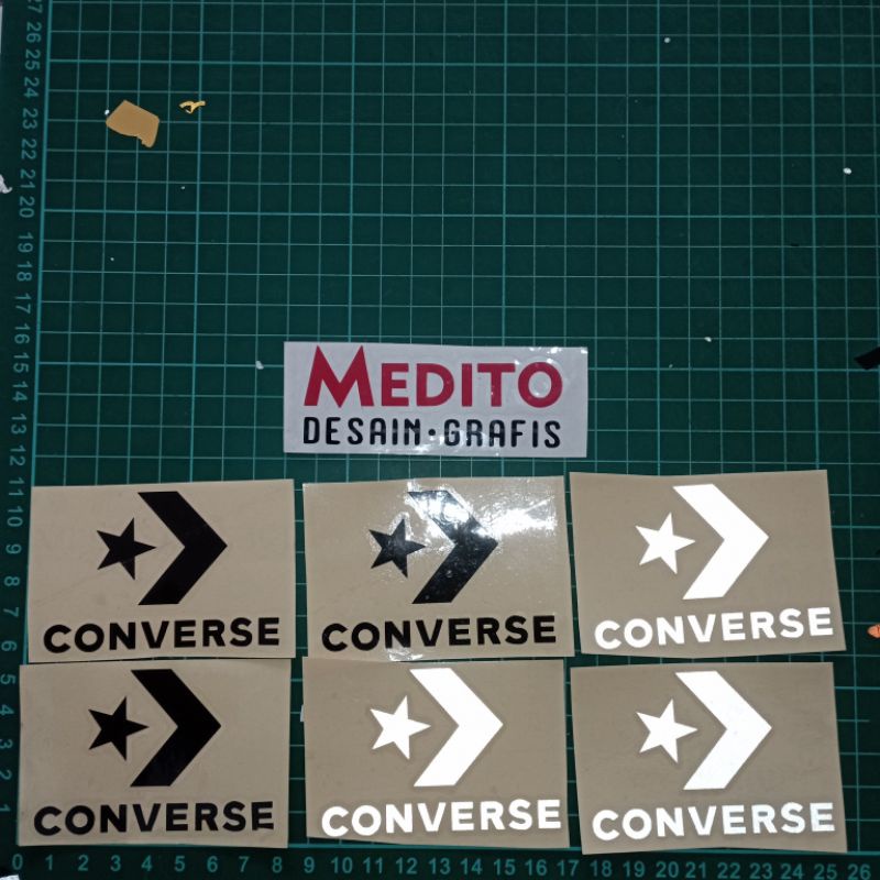 Sticker Cutting Converse