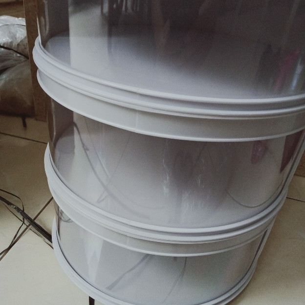 Food Cover Susun 4 / Tudung Saji Penyimpanan Makanan