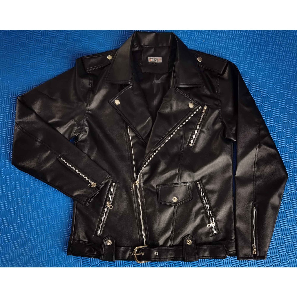 Mzaidan PREMIUM Jaket Kulit Pria Ramones The changcuters Bigsize/Size M L XL 2XL Terbaru-4