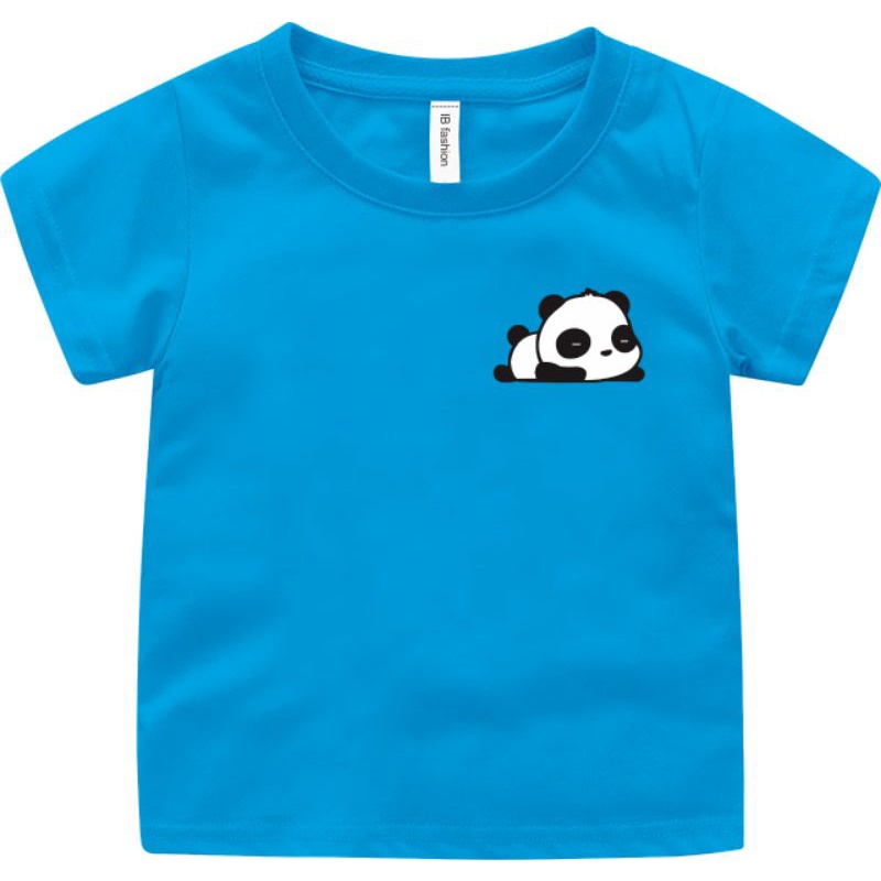 Kaos Anak Unisex Laki &amp; perempuan Panda small Baju Distro Anak Atasan Perempuan T Shirt Anak Cewek