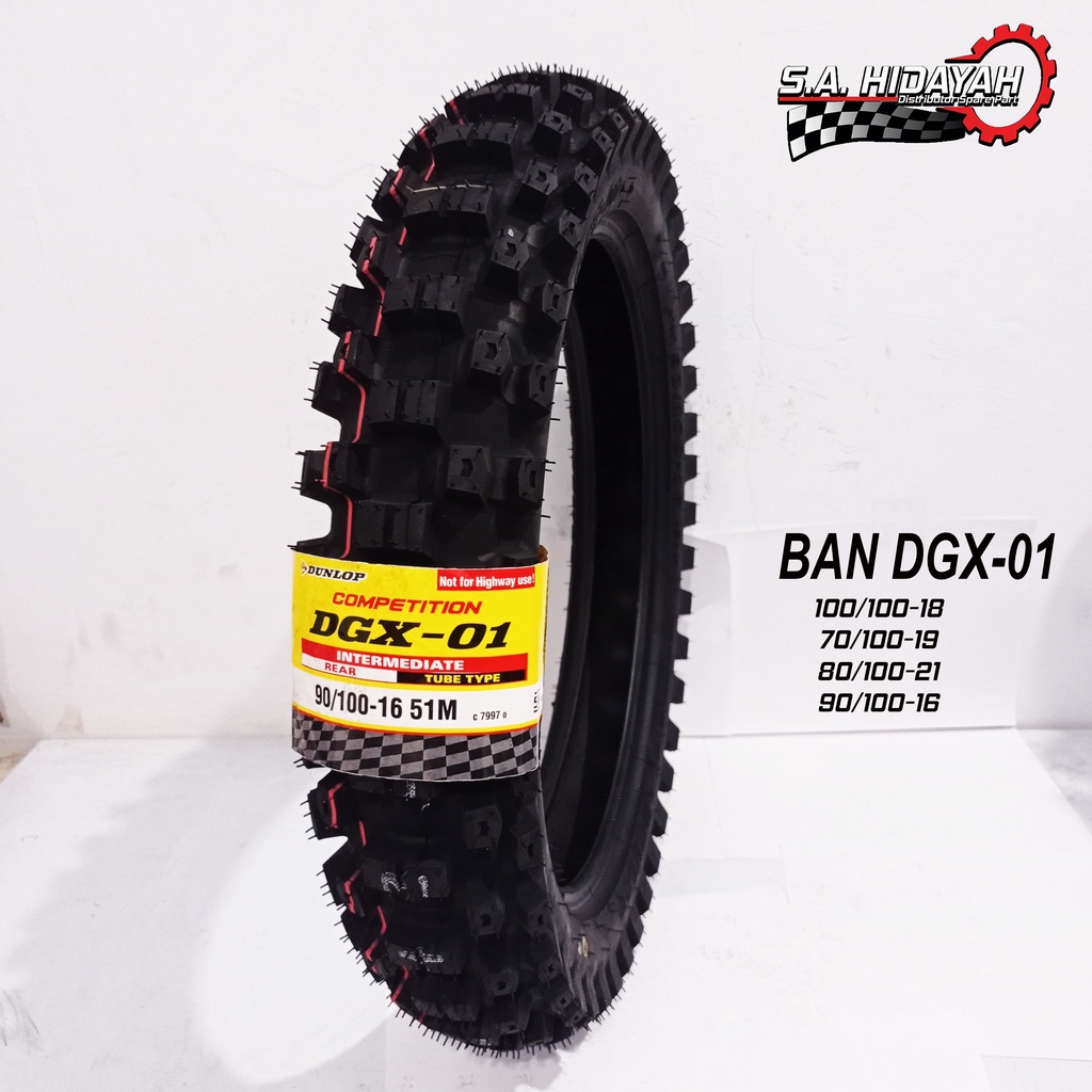 Ban Trail Trabas DUNLOP Ring 16 DGX 01 90/100 -16 70/100 -19 100/100 -18 80/100 -21