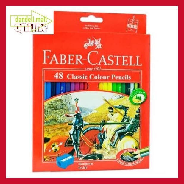 

U8Tyrt67- Pensil Warna Faber Castell 48 Warna E3Yrf797-