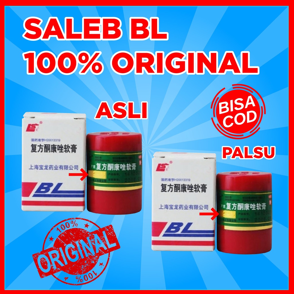 Salep BL / Salep Gatal / Cream BL Original 100% Saleb BL Ori Salep Luka Ampuh