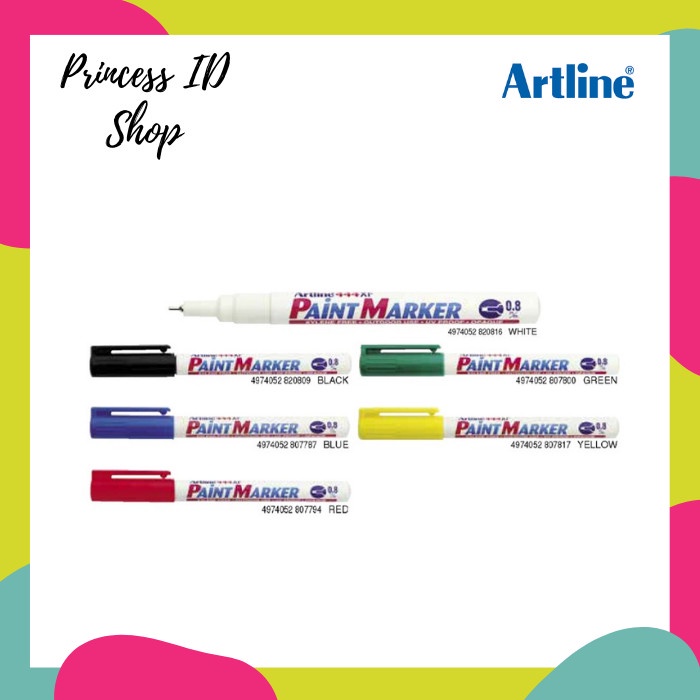 

Gilaa!!! Spidol Warna Artline Paint Marker Ek-444Xf Bagus