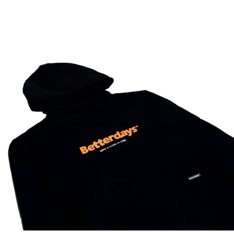 BETTERDAYS Hoodie Pullover Shinjuku Black