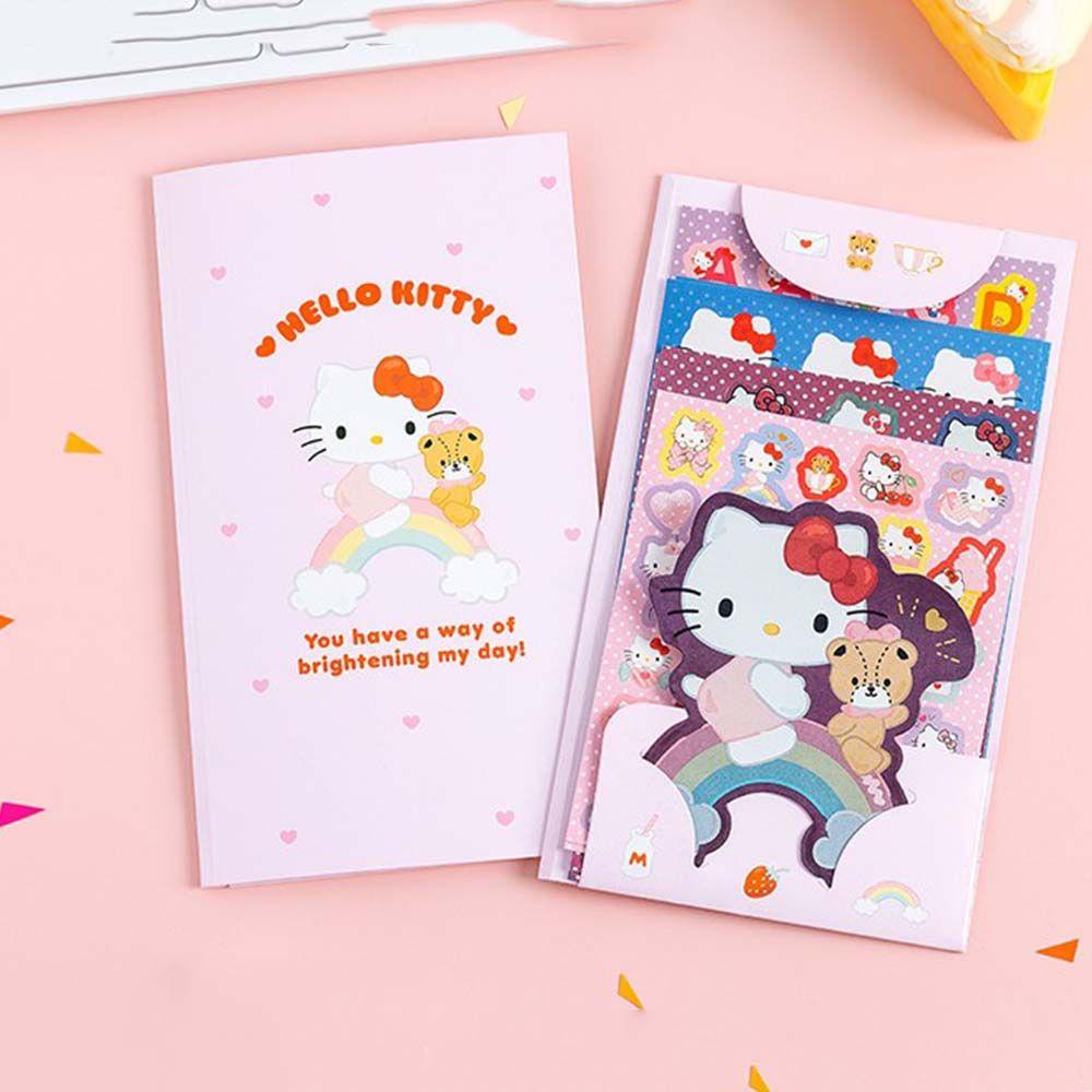 Set Stiker Motif Kartun Kawaii Tahan Air Untuk Dekorasi Scrapbook