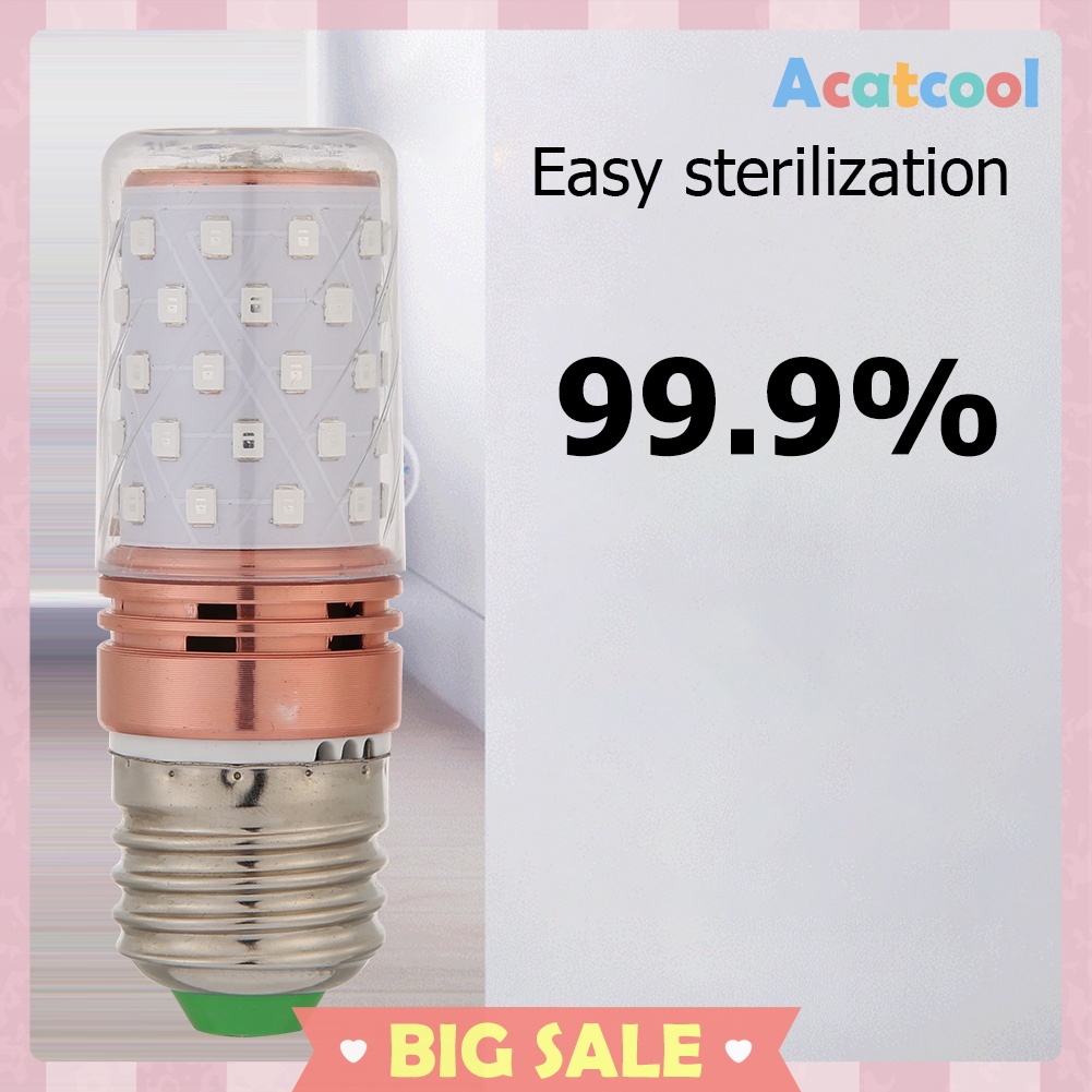 E27 60 LED UV Germicidal Corn Lamp Home Sterilize Disinfection Light Bulb