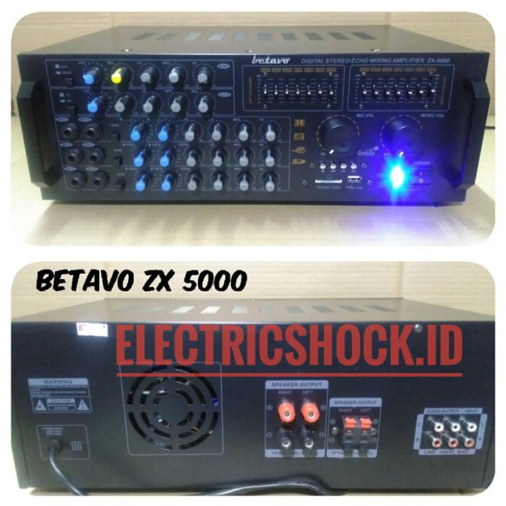 amplifier BETAVO ZX 5000 PROFESIONAL zx5000