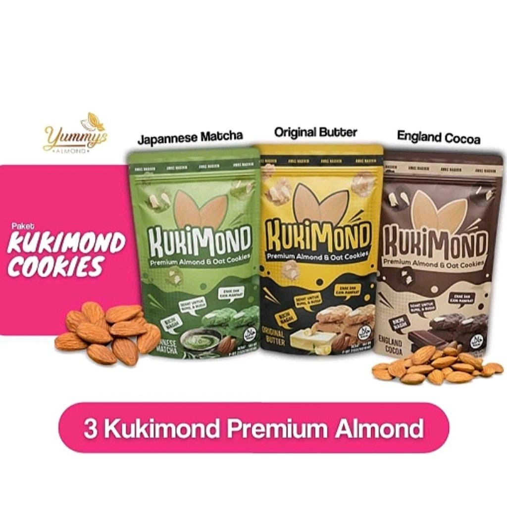 KUKIMOND Premium Almond &amp; Oat Cookies