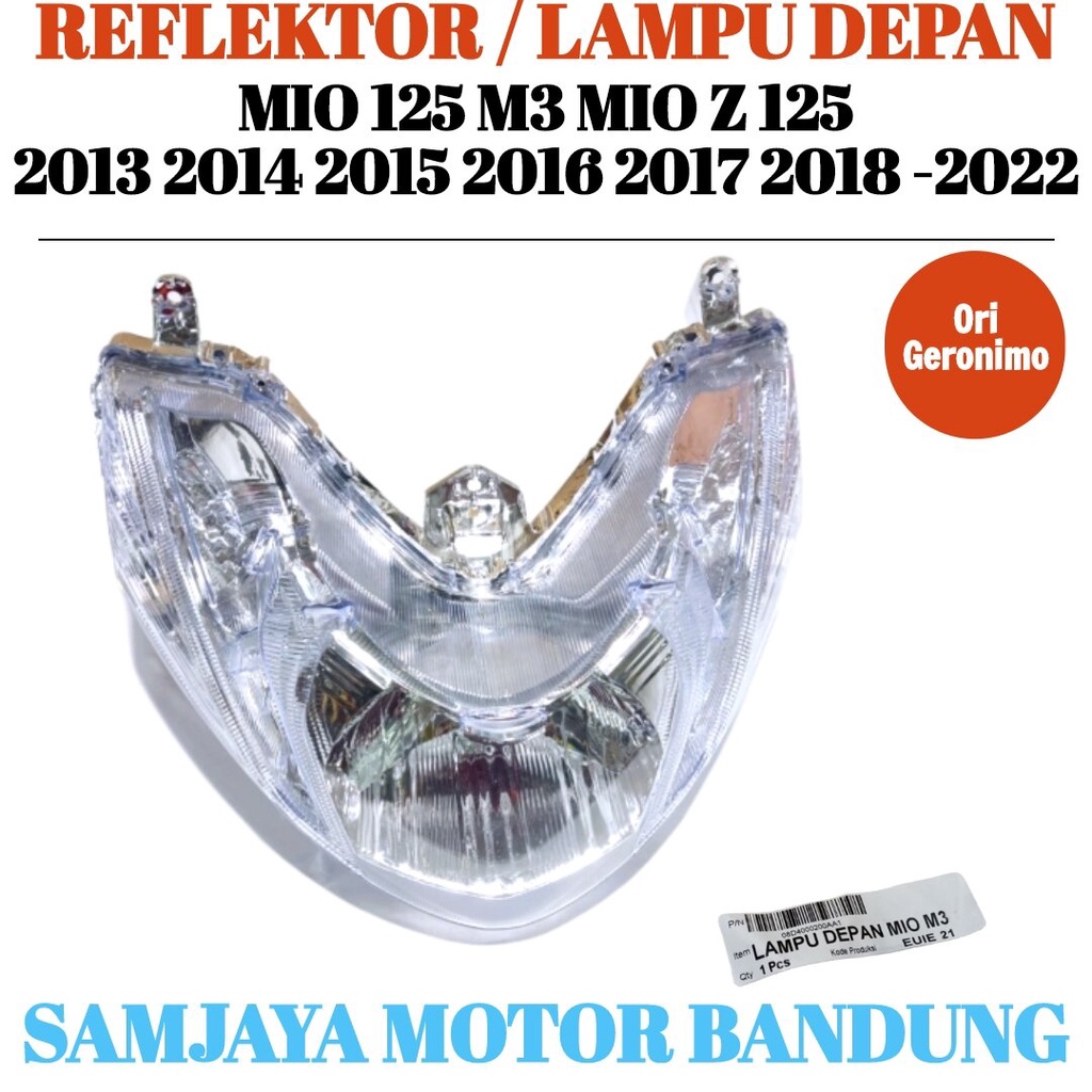 Reflektor/ Refektor Lampu Depan Mio 125 M3 - Mio 125 Z 2014 2015 2016 2017 -Reflektor  Set Assy  Kom
