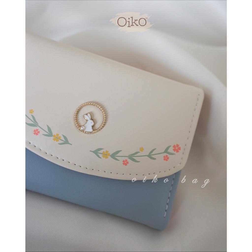 DOMPET WANITA KECIL OIKO RABBIT WALLET / DOMPET LIPAT / CARD HOLDER / DOMPET KARTU / DOMPET LUCU