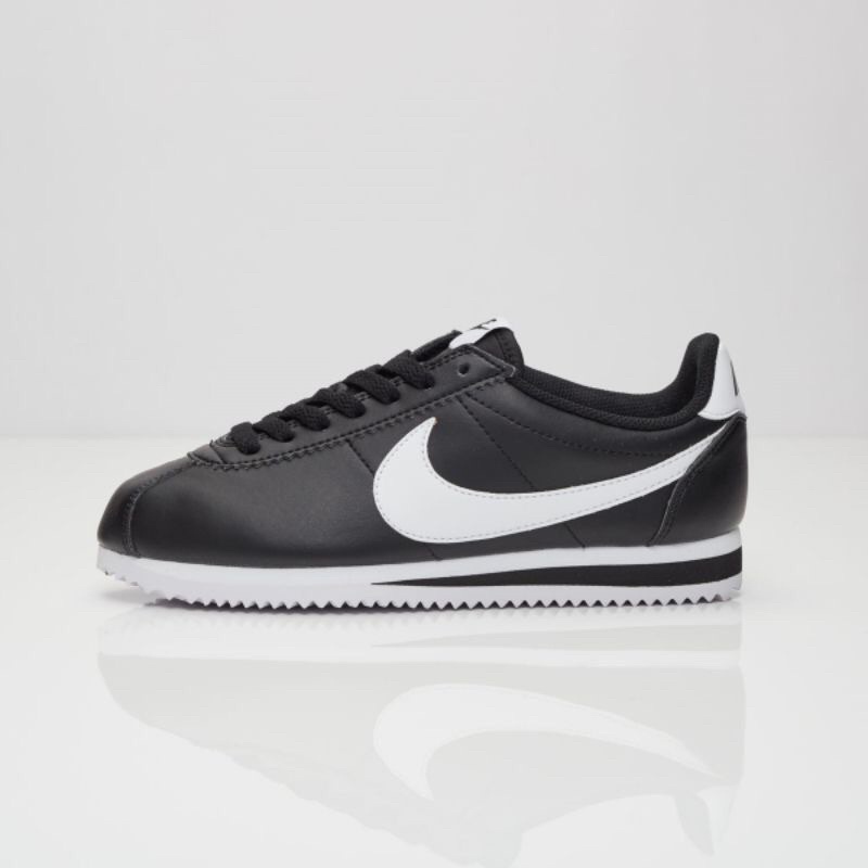 Nike Classic Cortez Leather Blackwhite MATERIAL ORIGINAL 100%realpict